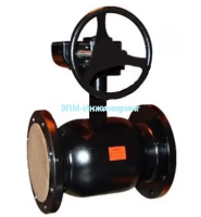 Шаровой стальной кран фланец/фланец, с редуктором, Ду 200-500, Ру 16-25, КШТ серия 12, Бивал от компании ООО "ЭПМ-Инжиниринг"