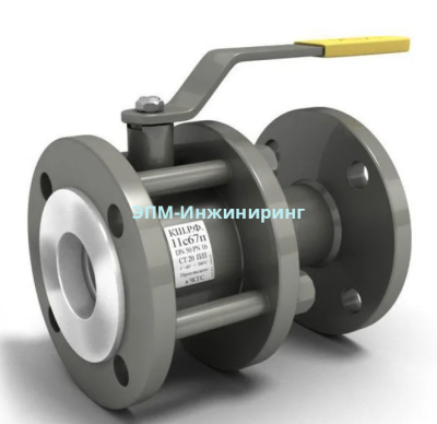 Шаровой стальной кран разборный фланец/фланец с рукояткой, полнопроходной, 11С67П, КШРФ.040.016.П/П.02, DN 40, PN 16, Строительная длина 165